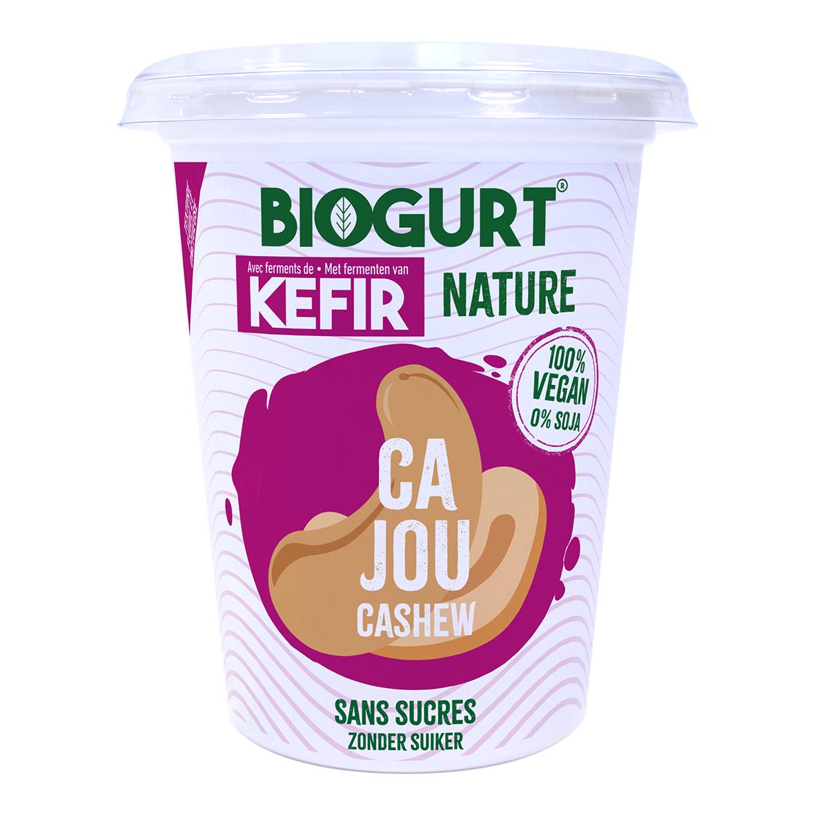Biogurt Kéfir Noix de Cajou sans sucres ajoutés 400g