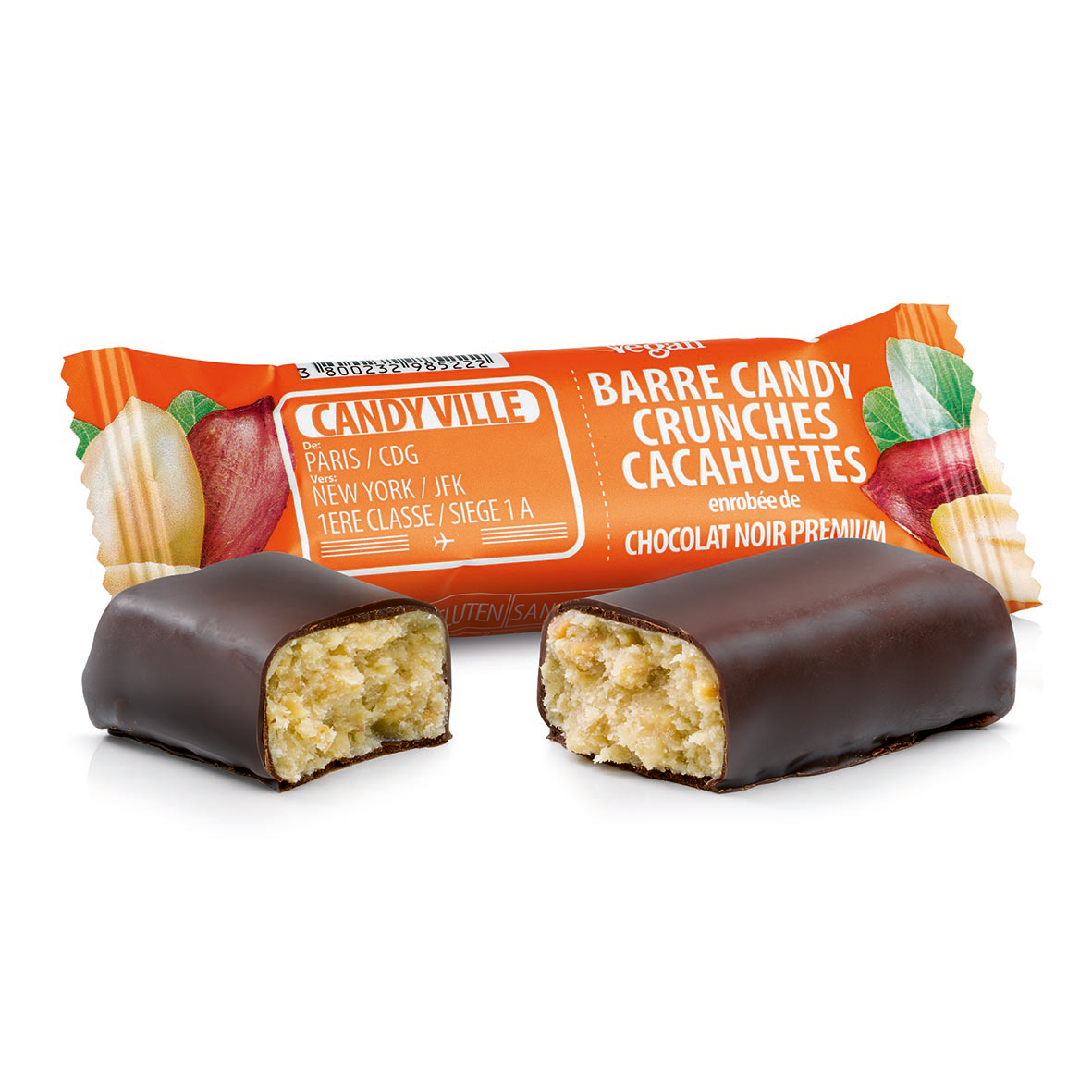 Barre Candy Crunchies Cacahuètes