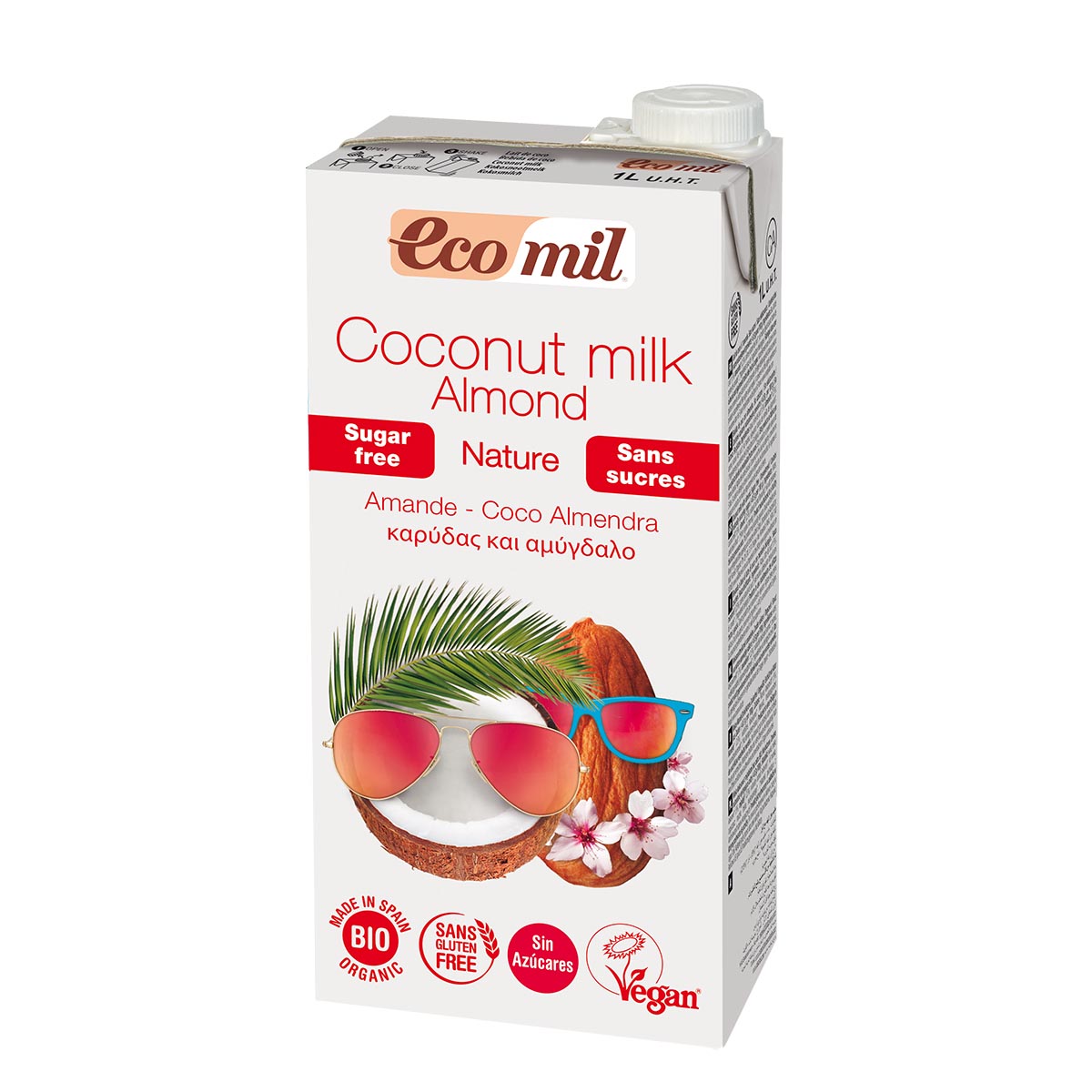 Lait Coco-Amandes Nature sans Sucres