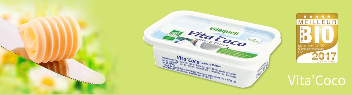 Meilleur Produit Bio 2017 – Margarine Vita’Coco