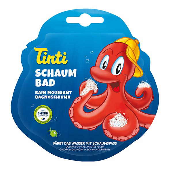 Tinti - Bain moussant rouge sachet de 20ml.