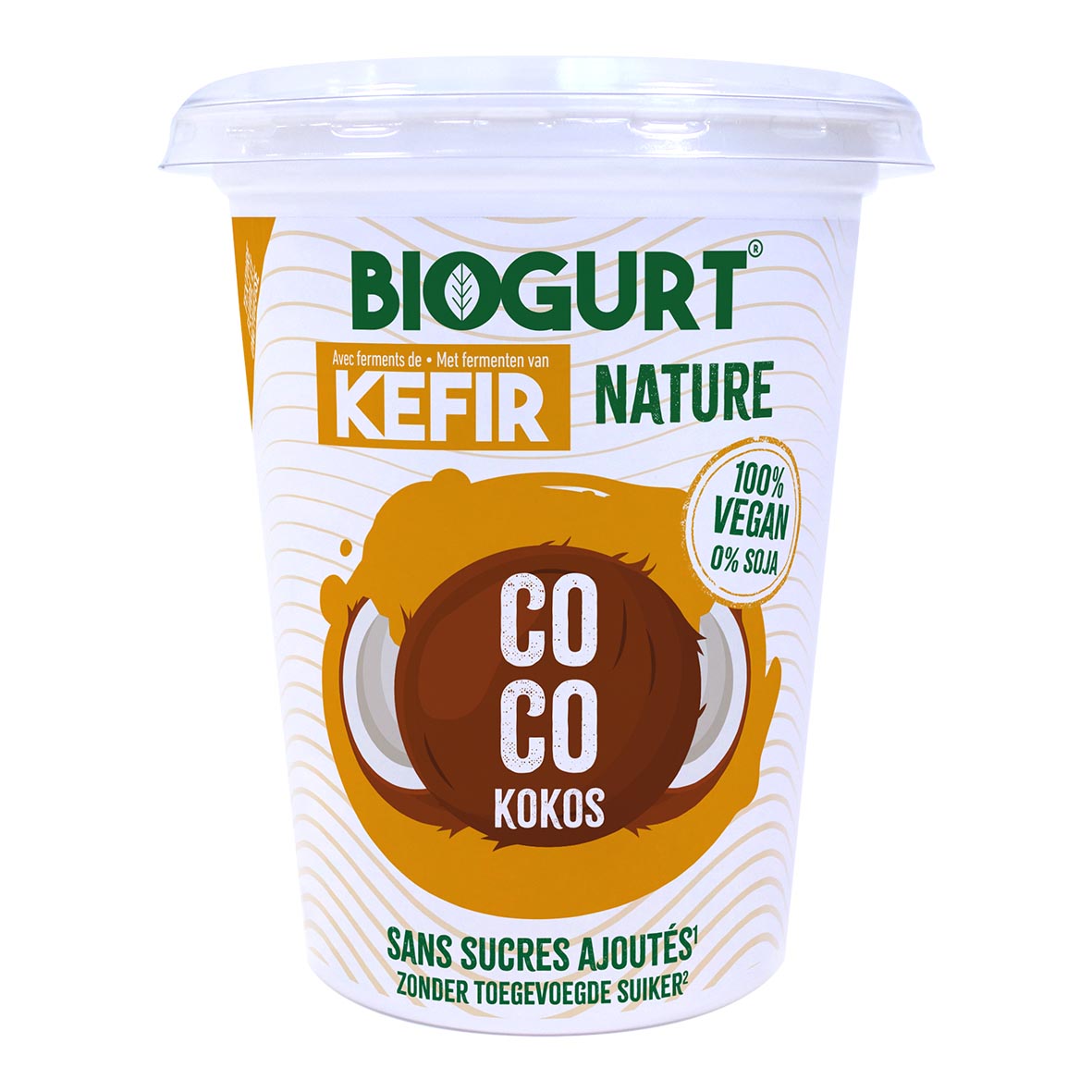 Biogurt Kéfir Noix de Coco sans sucres ajoutés 400g