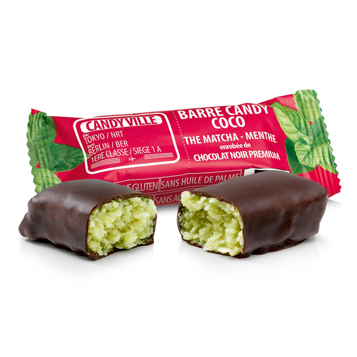 Barre Candy Coco-Matcha-Menthe 50g