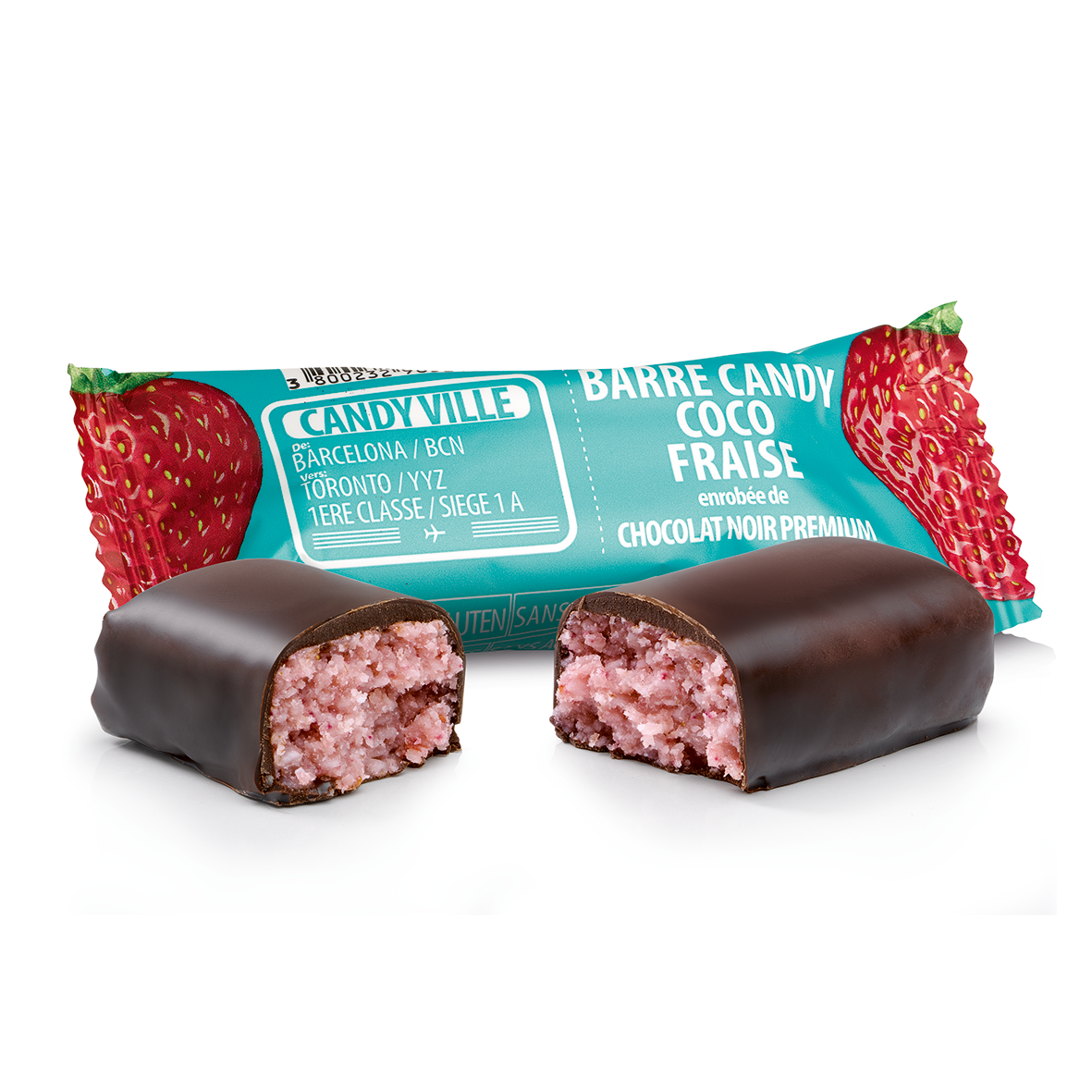 Barre Coco-Fraise 50g