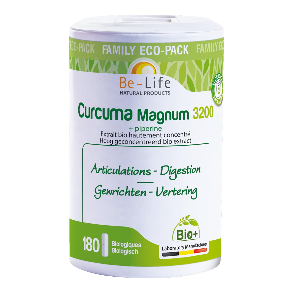 Curcuma Magnum 3200 + piperine Bio 180 gél.