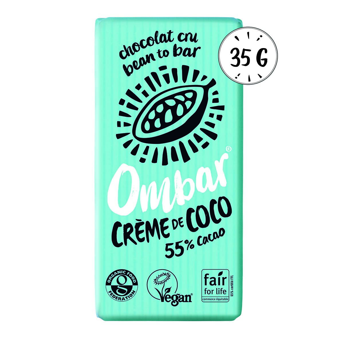 Chocolat CRU crème de coco 35g